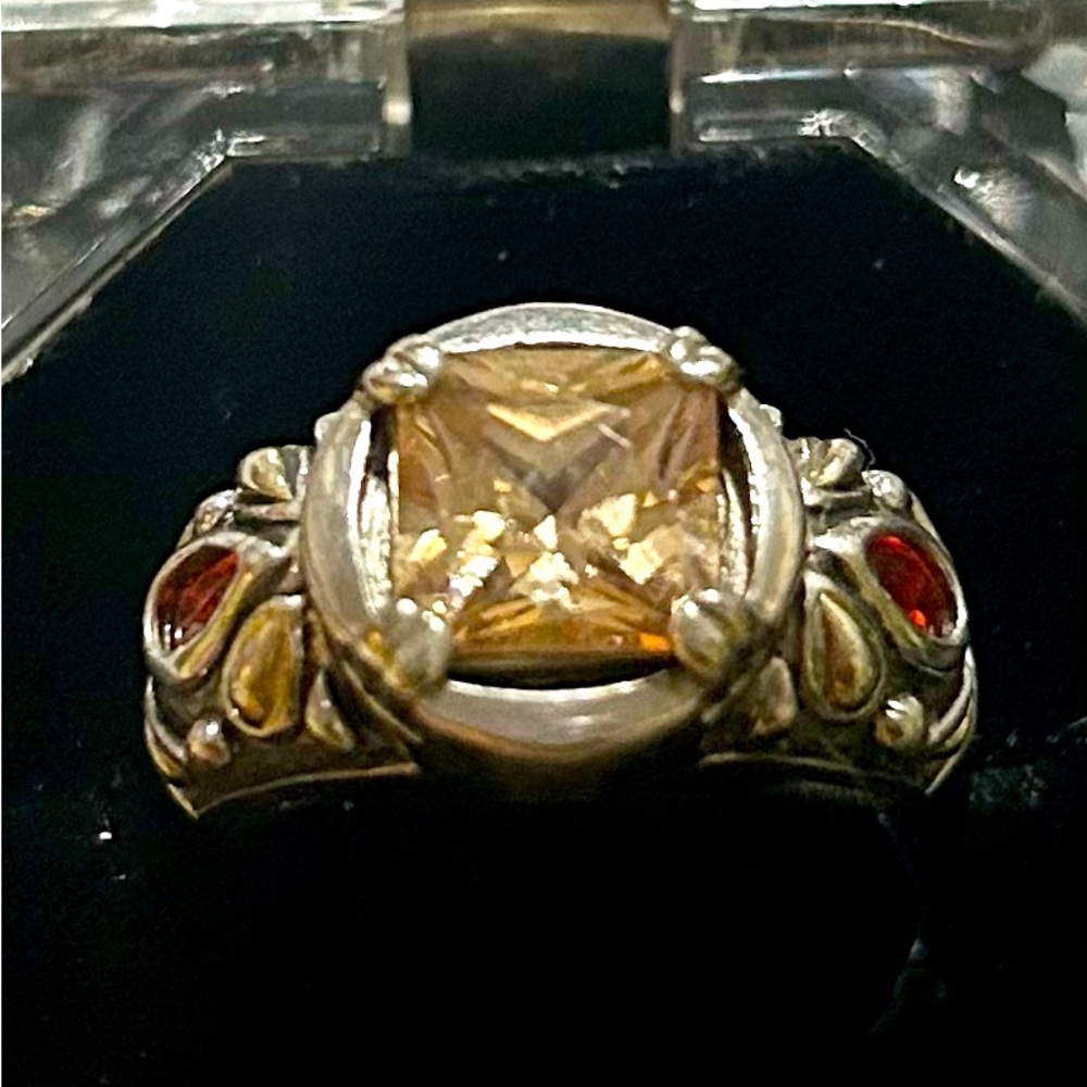 Sterling Silver Citrine Ring